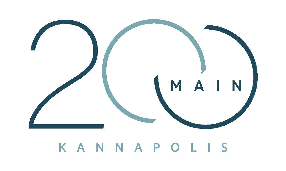A logo with the text